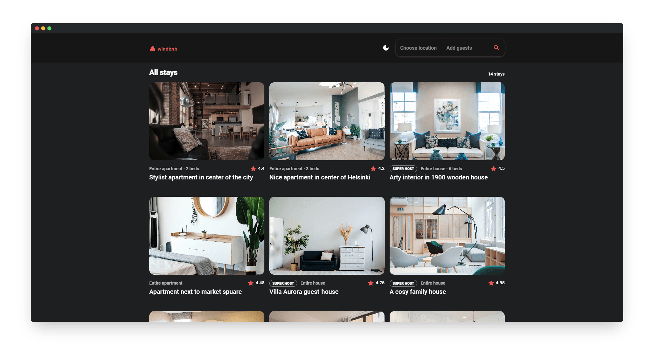 Windbnb - Airbnb clone