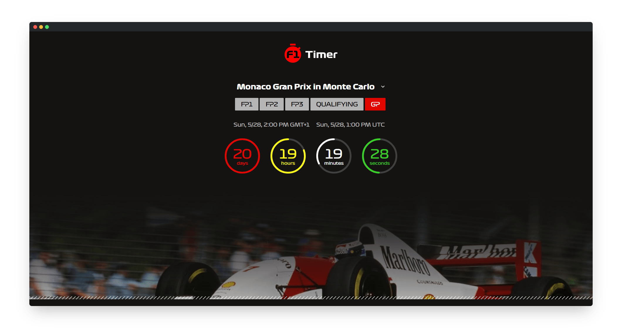 F1 Timer
